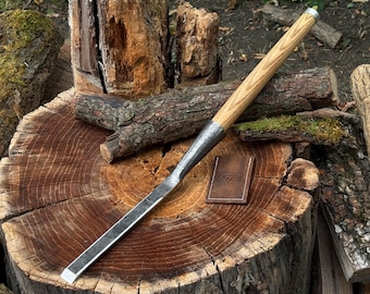 Timber Slick Chisel, Forged 52100 Carbon Steel, 20–100 mm, Framing and Joinery Chisels