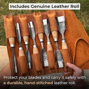 Spoon Gouges, Hand Forged 52100 Carbon Steel, Bowl Hollowing Gouge, Sculpting Tools image 7