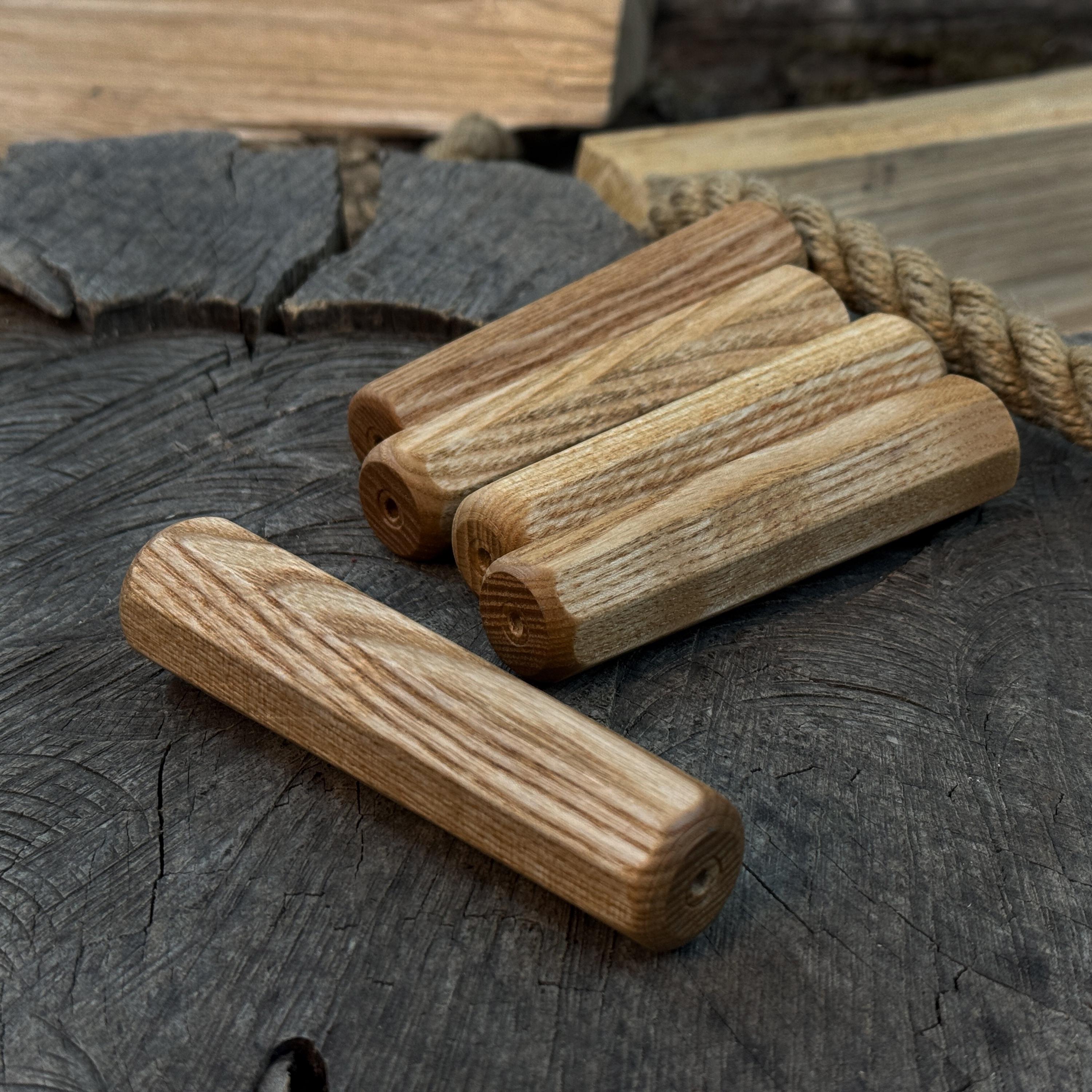 Bloc Manche En Bois De Wengé Brut - Pour Tournage Sur Broche, Manche De Couteau Ou Objet D'Art - Neuf