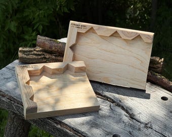 Wooden Bench Hook, Handmade Carving Board, Woodworking Stop, Choose Your Size