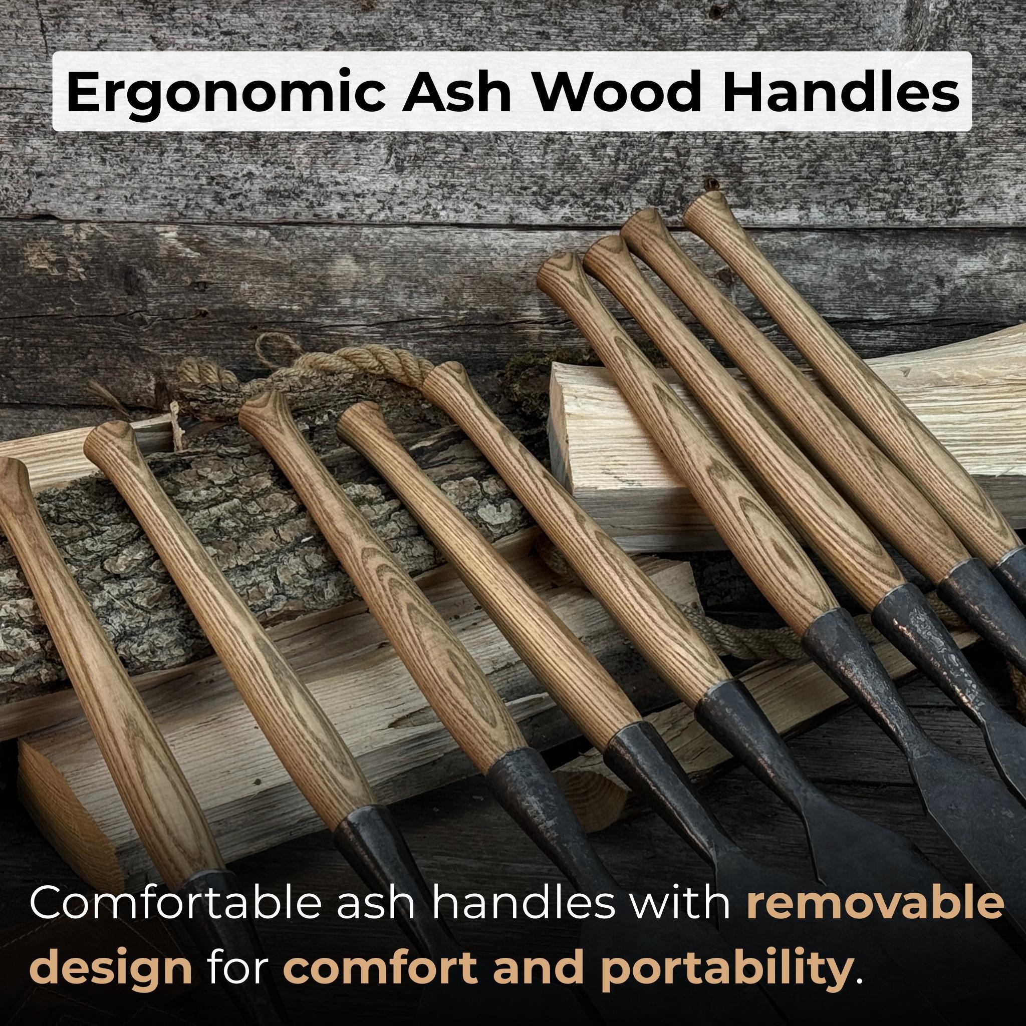 Timber Slick Chisels, Hand Forged 52100 Carbon Steel, Framing Tools ...