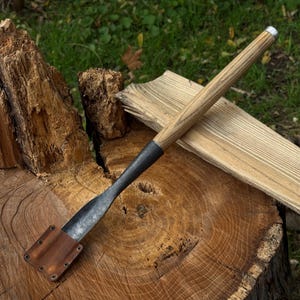 Timber Framing Rounded Chisel. Sharp Blade. Hand Forged From Hardened ...