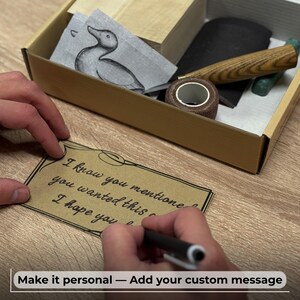 Wood Carving Kit for Beginners. Duck Carving Kit. Sharp Hand Forged Carbon Steel Knife. Carving Kit for Kids, Adults and Hobbies. Gift Son. image 11