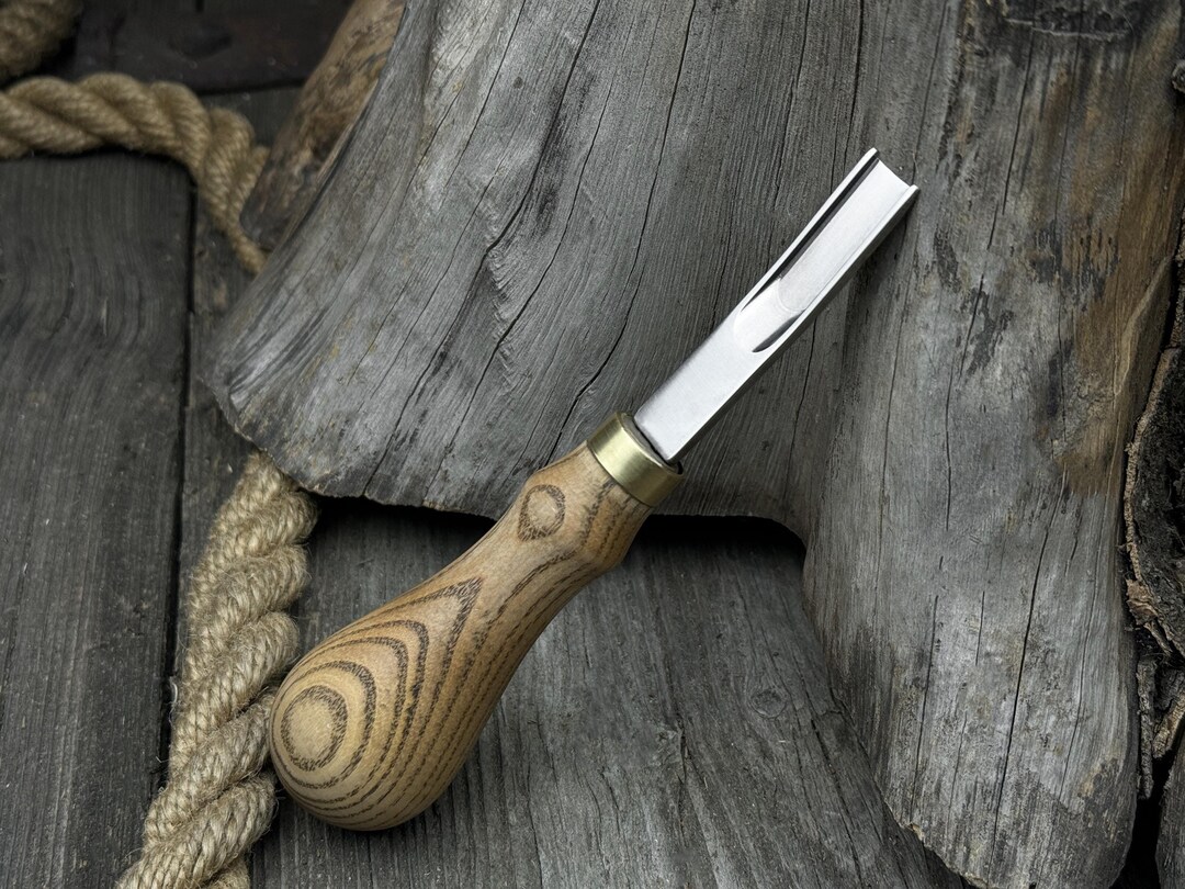 Leather Edge Skiver. Razor Sharp Blade. Hand Forged From Hardened ...