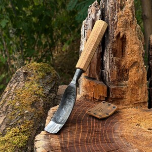 Spoon Bent Gouges, Deep Bowl Hollowing, Wood And Kuksa Carving, Hand Forged Carbon Steel image 18