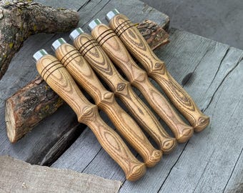 Long Wooden Handle Set, Ash Wood Replacement Handles for Hand Tools