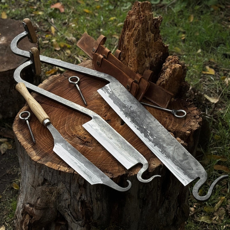 Simple Rustic Knife Hand Forged Rustic Knife - Etsy