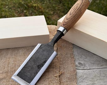 Wood Carving Chisel, 52100 Carbon Steel, Hand Forged Bevel Edge Chisels