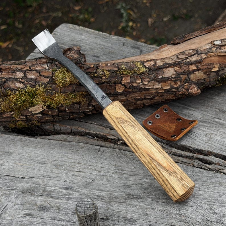 Spoon Carving Gouges, Bowl Hollowing Tools, Hand Forged 52100 Carbon Steel, Gift for Him image 18