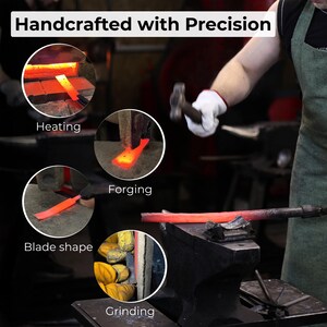 Leather Edge Skiver. Razor Sharp Blade. Hand Forged from Hardened Premium Steel, Ergonomic Handle. DIY Leathercraft Edge Trimmer. Gift Men image 8