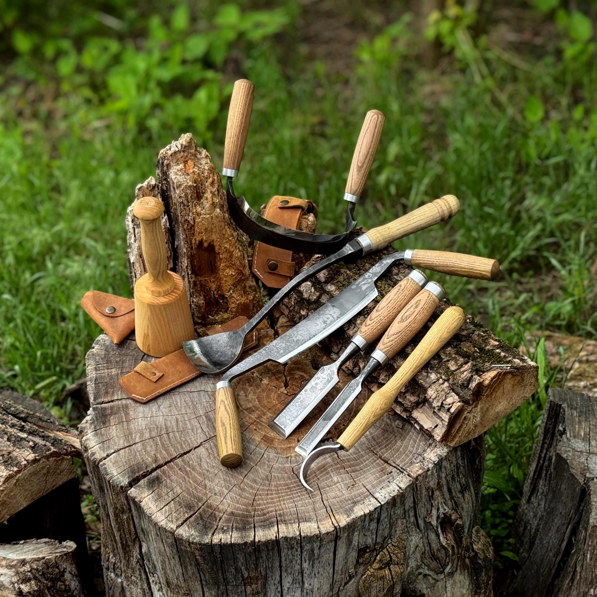 PLAY WOOD R.CURFS Model PRO-3221 マレット Chair Making Tool Set for Woodworkers and Furniture Makers, 52100