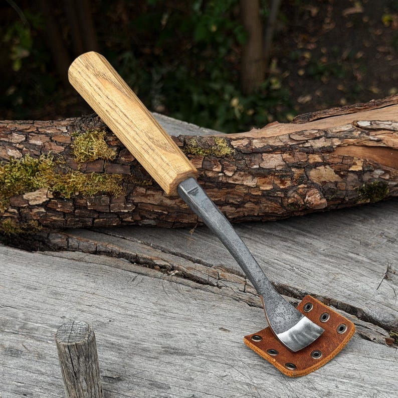 Spoon Carving Gouges, Bowl Hollowing Tools, Hand Forged 52100 Carbon Steel, Gift for Him image 17