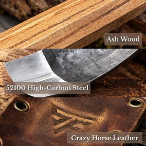 Spoon Bent Gouges, Deep Bowl Hollowing, Wood And Kuksa Carving, Hand Forged Carbon Steel image 7