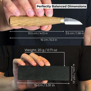 Wood Carving Kit for Beginners. Duck Carving Kit. Sharp Hand Forged Carbon Steel Knife. Carving Kit for Kids, Adults and Hobbies. Gift Son. image 3