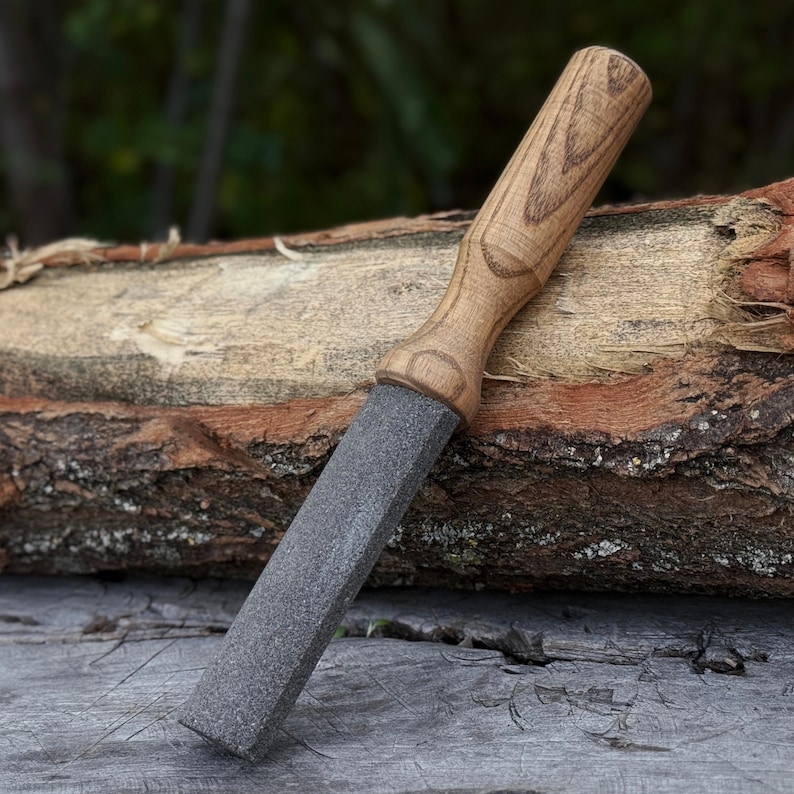 Sharpening Stone. Diamond Grit Scythe and Sickle Combination Stone ...