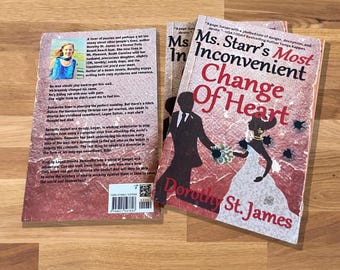 Ms. Starr's Most Inconvenient Change of Heart Signed Paperback Romantic Mystery