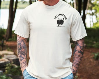 Comfort Colors, Armor of God Shirt, Full armor of God, Christian merch, Bible verse shirt, men Christian shirt, fathers day gift