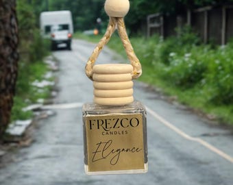 Luxury Mahogany Car Diffuser | Handmade Eco-Friendly Long-Lasting Air Freshener |  Unique Stylish Car Accessory |  Perfect Gift Idea