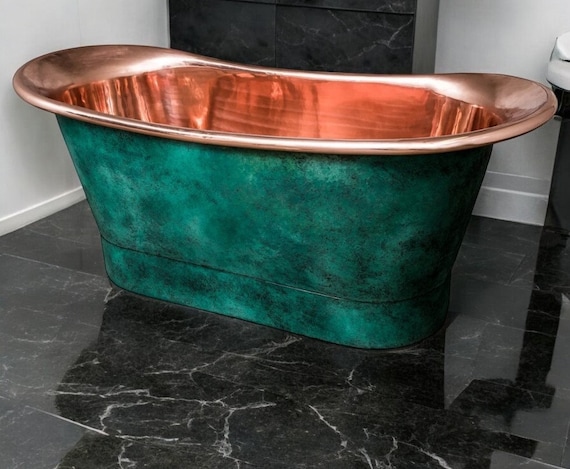 Copper pedestal tub discount