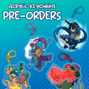 PRE-ORDERS acrylsleutelhangers - ROTTMNT separate leo au