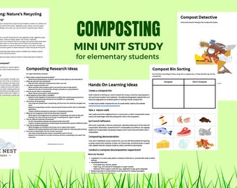 Composting Mini Unit Study, How to Compost for Kids