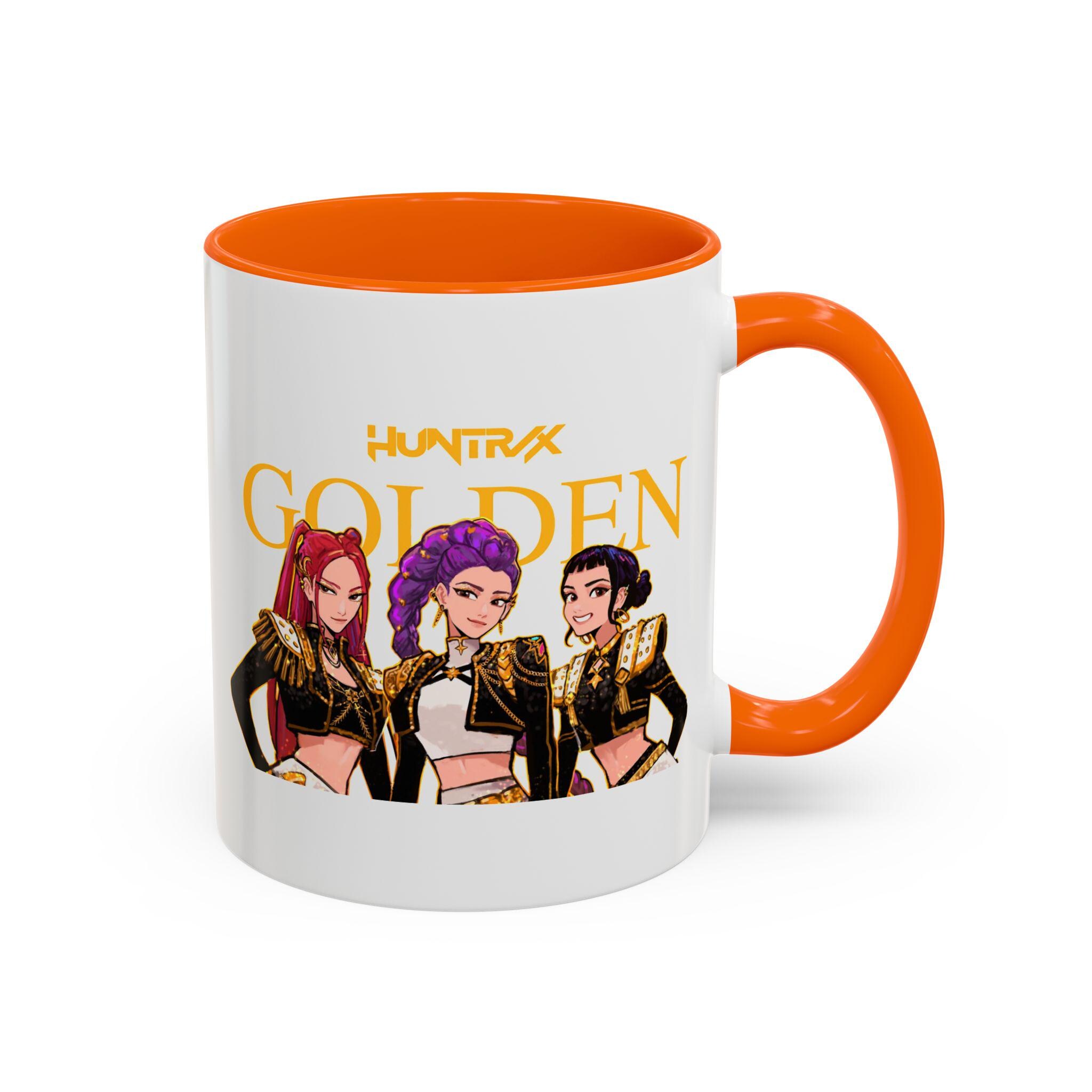 Huntrix Kpop Demon Hunters Inspired Coffee Mug, Rumi Zoey Mira