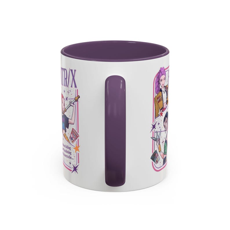 Huntrix Kpop Demon Hunters Inspired Coffee Mug, Rumi Zoey Mira Design, 11oz, 15oz, Gift for Kpop Fans, Unique Mug, Coffee Lover Gift, image 10
