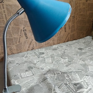 Industrial work table lamp