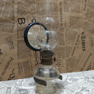 Vintage Oil Lamp: Home Office Decor