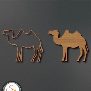 Camel Laser Cut File | Camel Engrave File | Camel SVG | Camel Animal SVG | Camel Body SVG | Instant Download