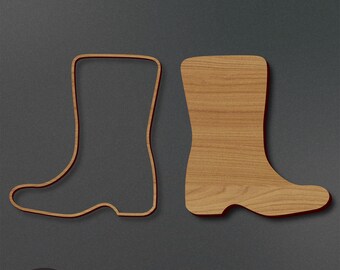 Lasergesneden bestand laarzen | Graveerbestand voor laarzen | Laarzen SVG | Laarzen Kleding SVG | Laarzen kledingstuk SVG | Direct downloaden