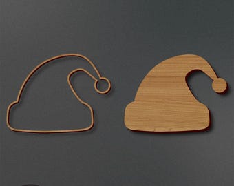 Fichier découpé au laser pour bonnet de Noel | Fichier de gravure de chapeau de père Noël | Bonnet de Noel SVG | Bonnet de Noel Noël SVG | Bonnet de Noel vacances SVG | Téléchargement instantané