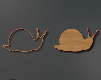 Lasergesneden slakbestand | Slakgraveerbestand | Slak-SVG | Slak dier SVG | Slak lichaam SVG | Direct downloaden