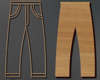 Lasergesneden jeansbestand | Jeansgraveerbestand | Jeans-svg | Jeanskleding SVG | Jeanskledingstuk SVG | Direct downloaden