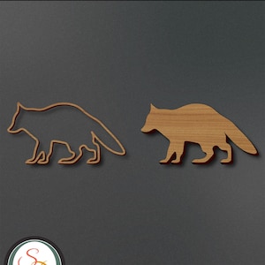 Raccoon Laser Cut File | Raccoon Engrave File | Raccoon SVG | Raccoon Animal SVG | Raccoon Body SVG | Instant Download