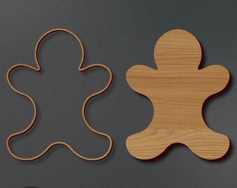 Lasergesneden peperkoekbestand | Graveerbestand voor peperkoek | Peperkoek SVG | Peperkoek Xmas SVG | Peperkoek vakantie SVG | Direct downloaden