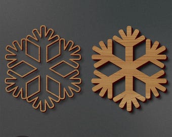 Sneeuwvlok lasergesneden bestand | Graveerbestand sneeuwvlok | Sneeuwvlok-SVG | Sneeuwvlok Xmas SVG | Sneeuwvlok vakantie SVG | Direct downloaden