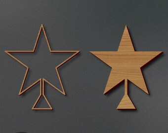 Lasergesneden sterbestand | Stergraveerbestand | Ster-SVG | Star Xmas-svg | Ster vakantie SVG | Direct downloaden