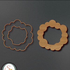 Wreath Laser Cut File | Wreath Engrave File | Wreath SVG | Wreath Xmas SVG | Wreath Holiday SVG | Instant Download