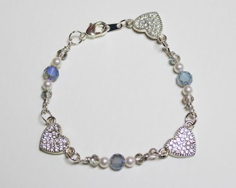 Heart Crystal Bracelet