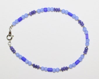 Violet Jade Ankle Bracelet