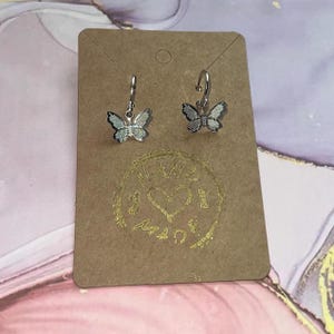 Butterfly Earrings Silver