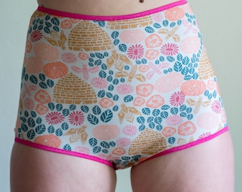 littlefour women's high waisted bumble bee panties