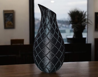 22 cm Tall PETG Vase for Elegant Decoration and Gift