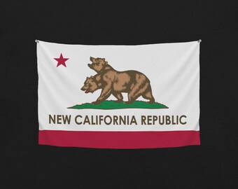 Nueva camiseta con la bandera de la República de California