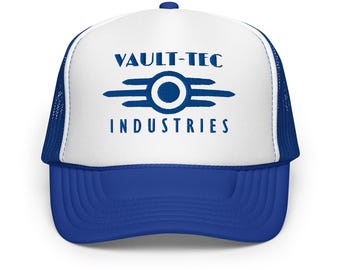Gorra de camionero bordada de Vault-Tec, bordado para cosplay
