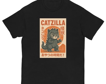 Camiseta clásica unisex Catzilla Fun Manga