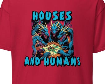 Camiseta parodia de Casas y Humanos Clásicos, Calabozos y Dragones, regalo vintage para todos