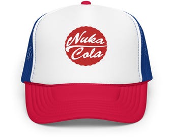 Gorra de camionero con estampado de Nuka Cola, divertida para cosplay, regalo de Fallout, videojuegos