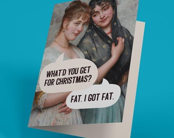 Funny Christmas Card: Irreverent Adult Humor